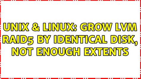 linux grow lvm